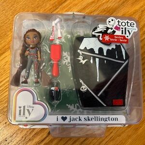 Disney ily Jack Skellington Tote doll Set rare